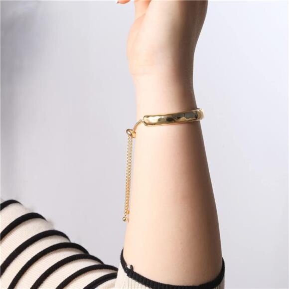 Adjustable Slider Bracelets for Women Bar Friendship Bangle Bracelet for Women - Picture 6 of 7